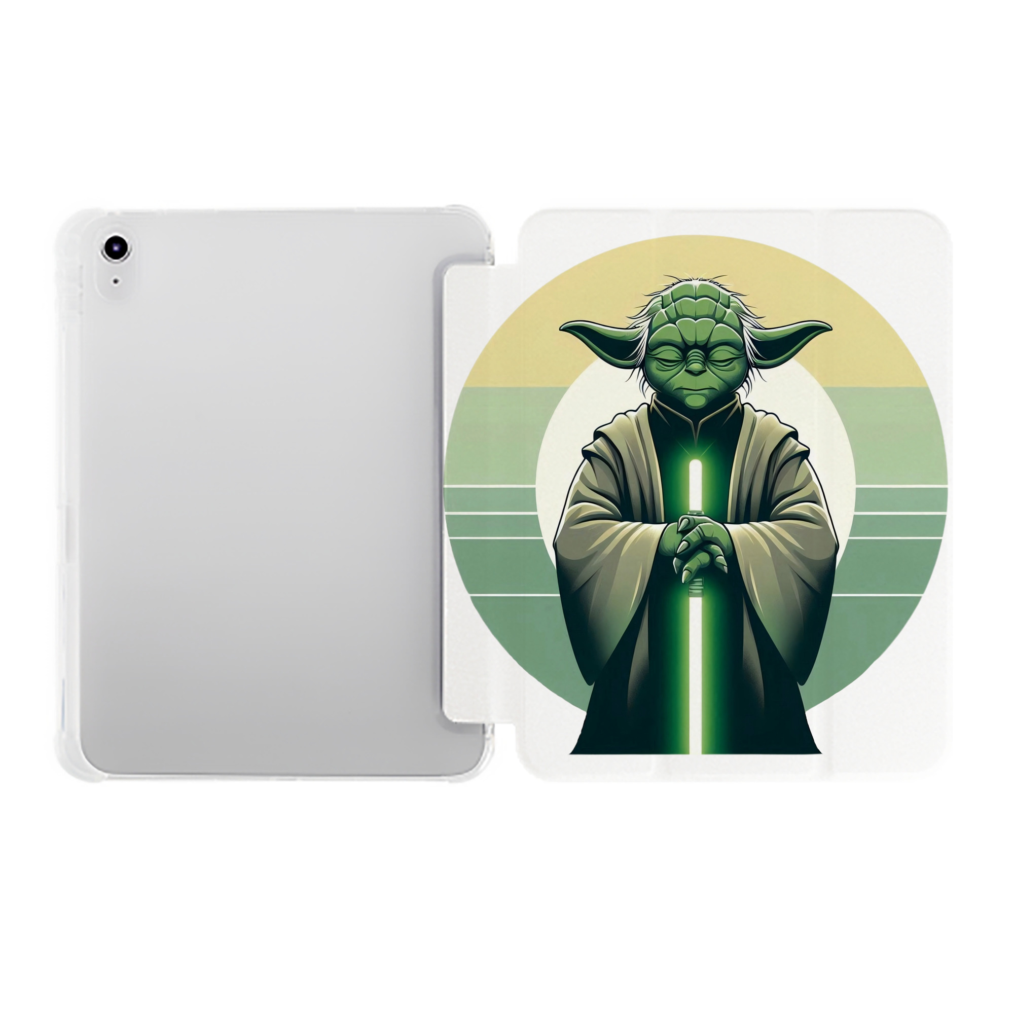 （画像用） スター・ウォーズ Star Wars IPad ケース ペン収納付き 三つ折りスタンド PUレザー×シリコン 対応機種9.5/10.5/10.9インチ